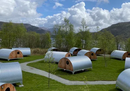 PigMe luksus shelters ved Preikestolen i Norge