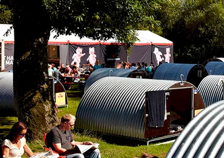 PigMe luksus shelters på Smukfest