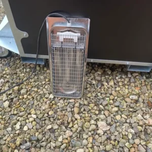 Aniheader varmer med kabel