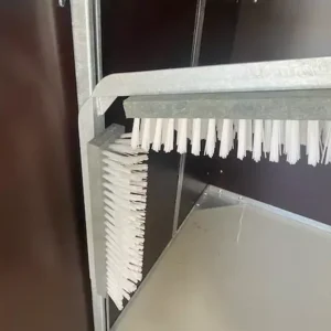 Kalvebørste med justerbar ophæng