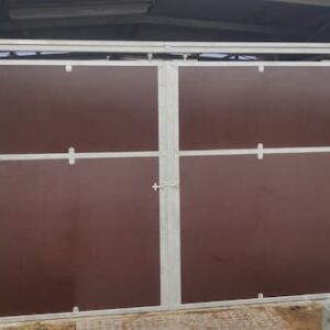 2 delt skydedør  3mtr bred x 210 cm høj